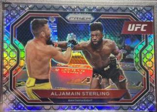 Aljamain Sterling 2021 Panini Prizm UFC Base #152 Octagon