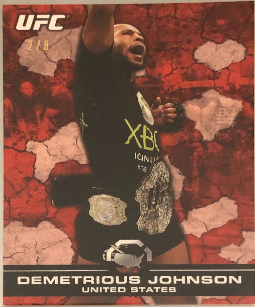 Demetrious Johnson 2013 Topps UFC Bloodlines Base #135 Red