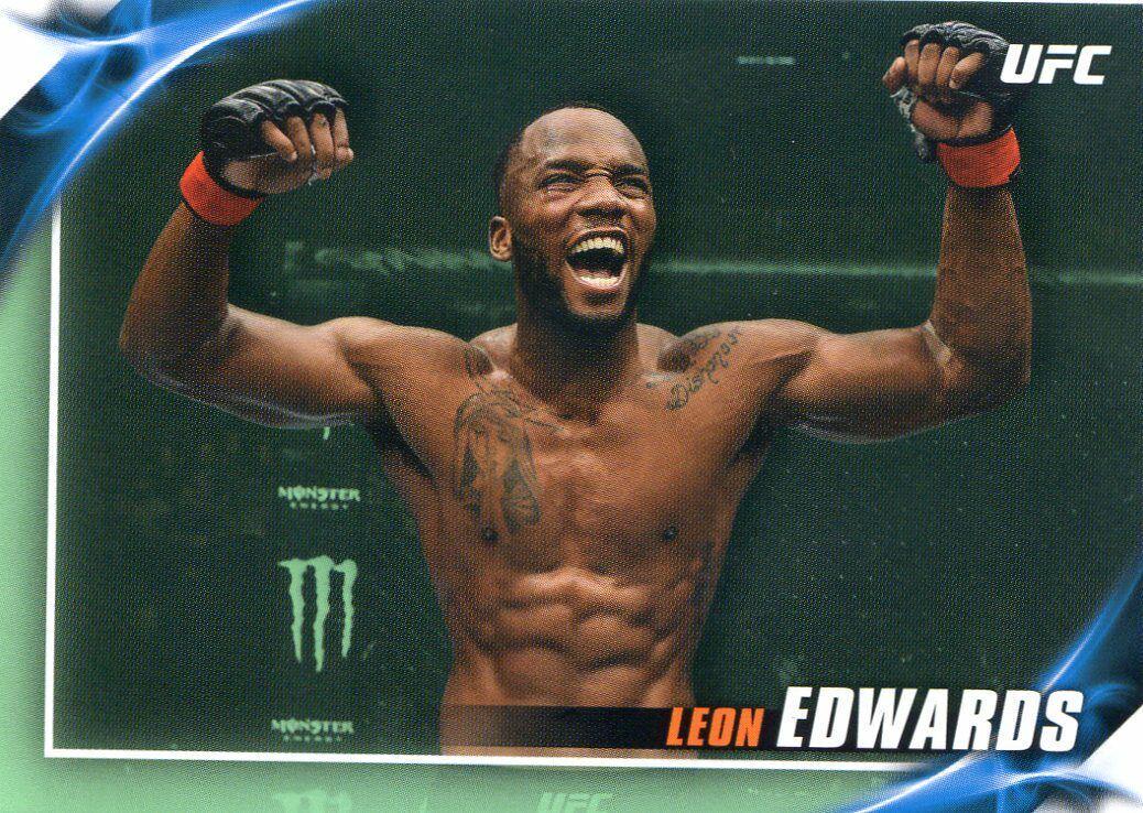 Leon Edwards 2019 Topps UFC Knockout Base #23 Green