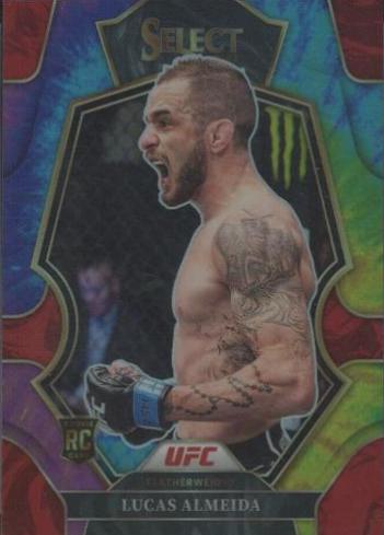 Lucas Almeida 2023 Panini Select UFC Premier Level #136 Tie Dye