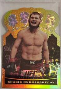 Khabib Nurmagomedov 2021 Panini Chronicles UFC Base Crown Royale #16 Asia Gold