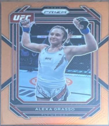 Alexa Grasso 2023 Panini Prizm UFC Base #121 Orange