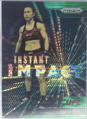 Zhang Weili 2021 Panini Prizm UFC Instant Impact #18 Mojo