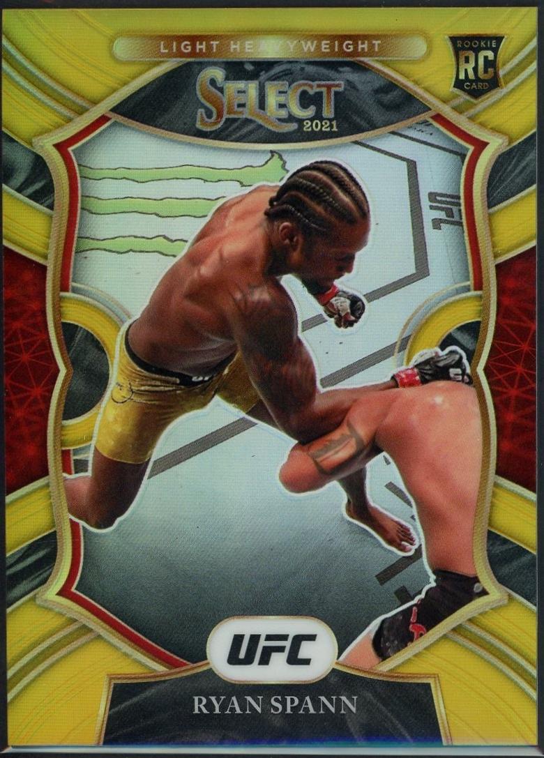 Ryan Spann 2021 Panini Select UFC Concourse #31 Gold