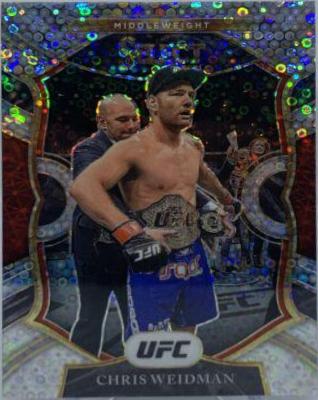 Chris Weidman 2021 Panini Select UFC Concourse #78 Silver