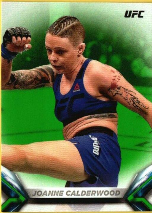 Joanne Wood 2018 Topps UFC Knockout Base #33 Green