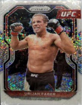 Urijah Faber 2021 Panini Prizm UFC Base #43 White Sparkle