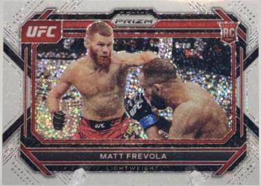 Matt Frevola 2023 Panini Prizm UFC Base #59 White Sparkle