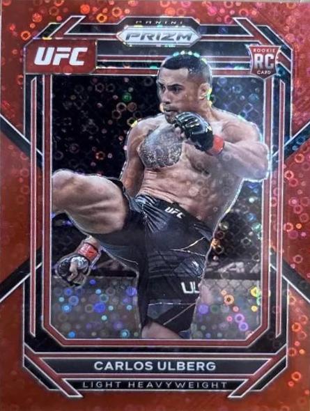 Carlos Ulberg 2023 Panini Prizm Under Card UFC Base #134 Red