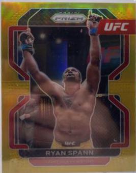 Ryan Spann 2022 Panini Prizm UFC Base #152 Gold