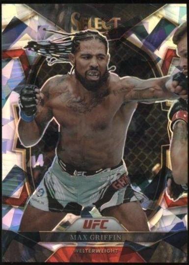 Max Griffin 2023 Panini Select UFC Concourse #1 Cracked Ice