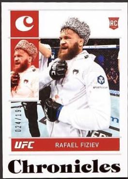 Rafael Fiziev 2022 Panini Chronicles UFC Base Chronicles #84 Red