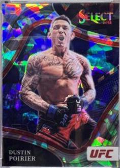 Dustin Poirier 2022 Panini Select UFC Octagonside #279 Cracked Ice
