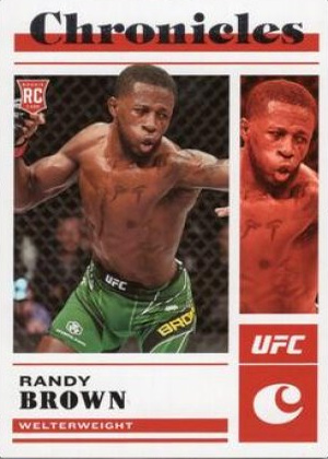 Randy Brown 2023 Panini Chronicles UFC Base Chronicles #74 Silver