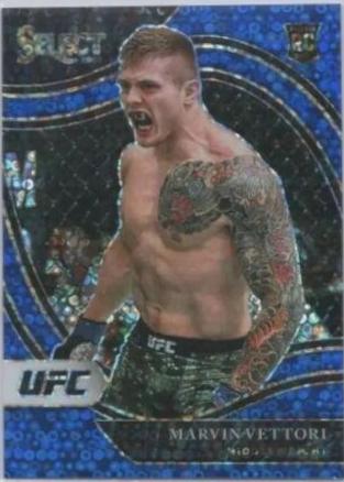 Marvin Vettori 2021 Panini Select UFC Octagonside #278 Blue Disco