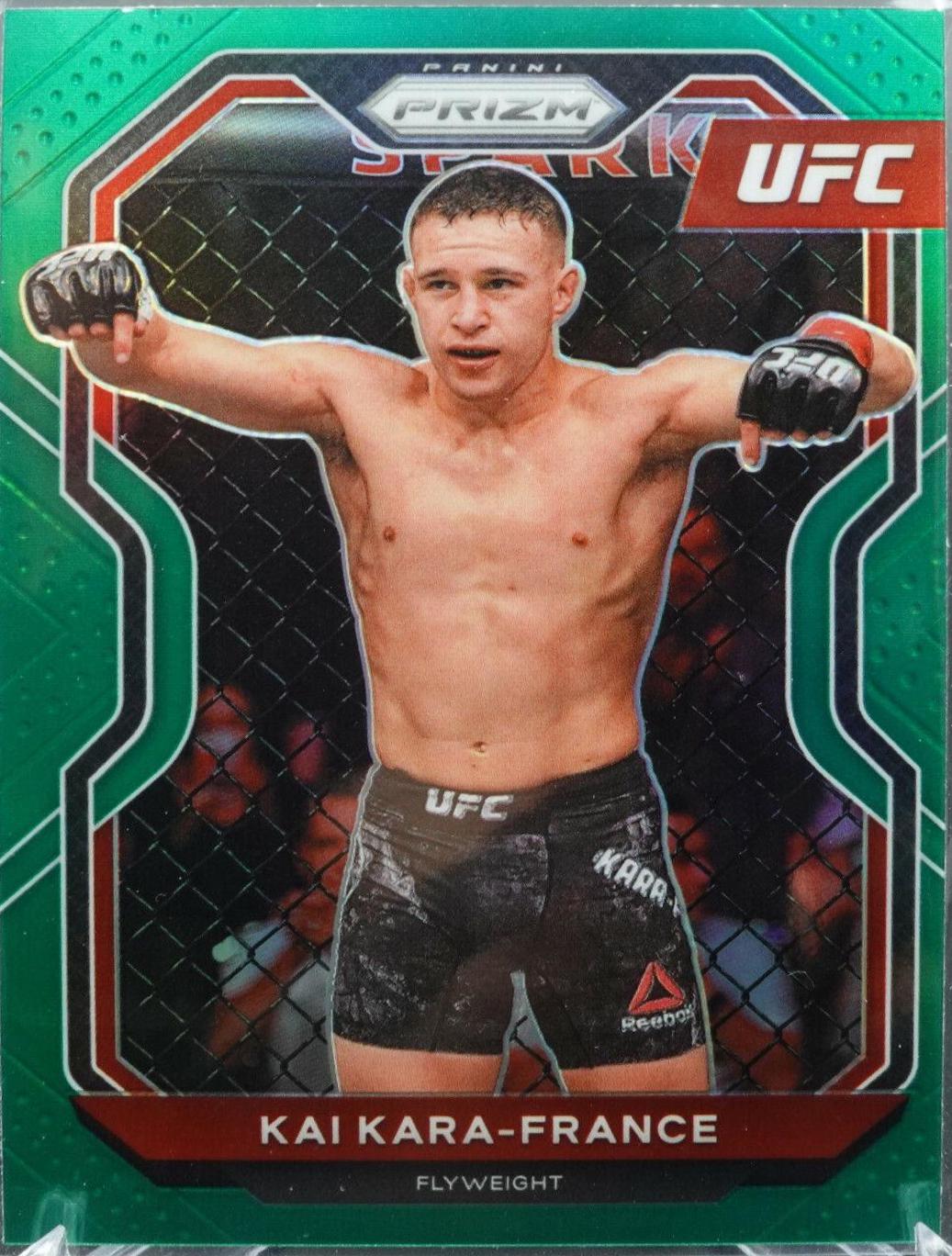 Kai Kara-France 2021 Panini Prizm UFC Base #65 Green