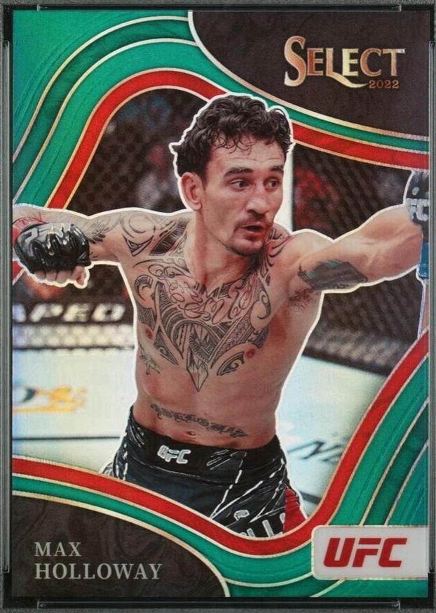 Max Holloway 2022 Panini Select UFC Octagonside #269 Green