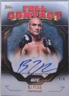 BJ Penn 2024 Topps Knockout UFC Full Contact Autographs #FCA-BJP Gold