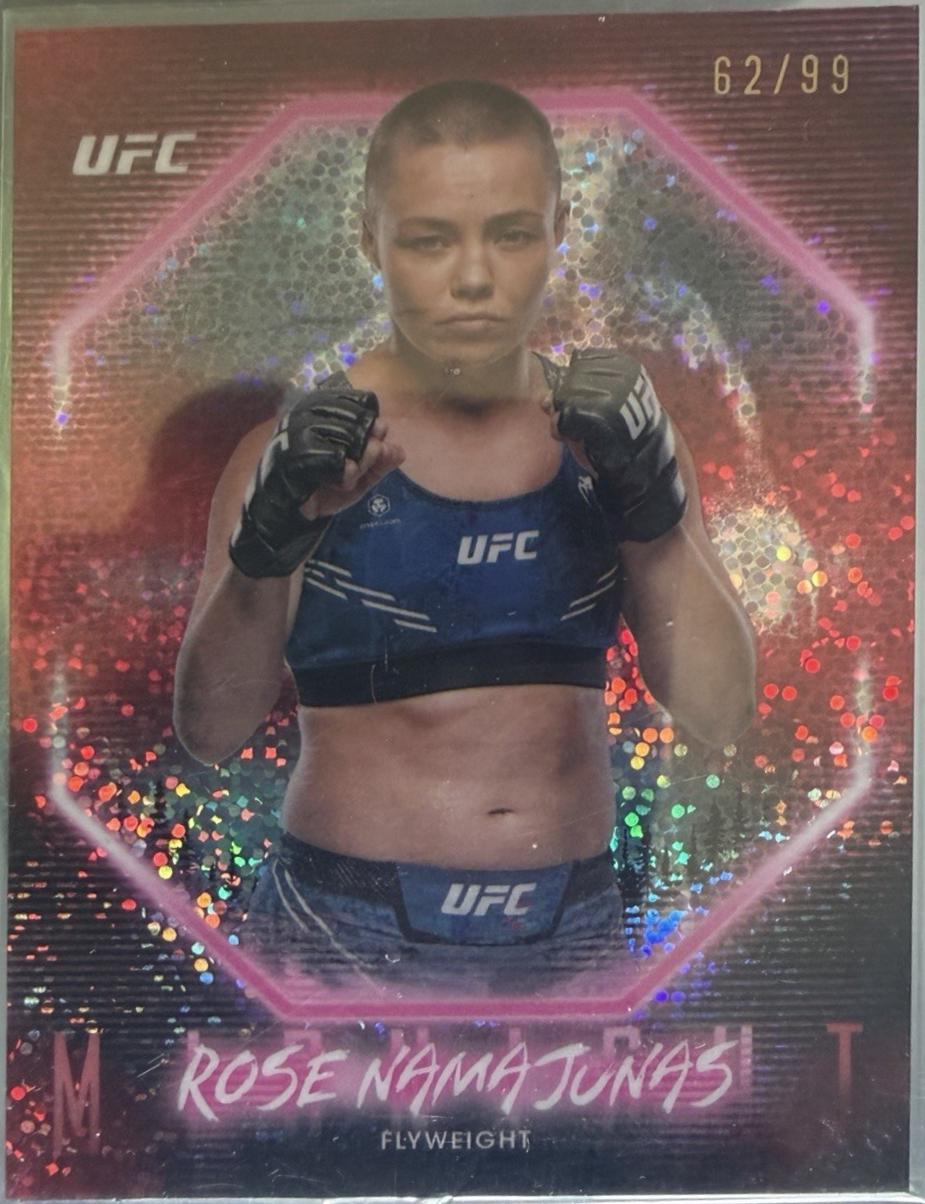 Rose Namajunas 2025 Topps Midnight UFC Base #75 Twilight