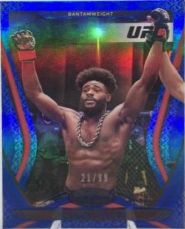Aljamain Sterling 2021 Panini Chronicles UFC Base Certified #139 Blue