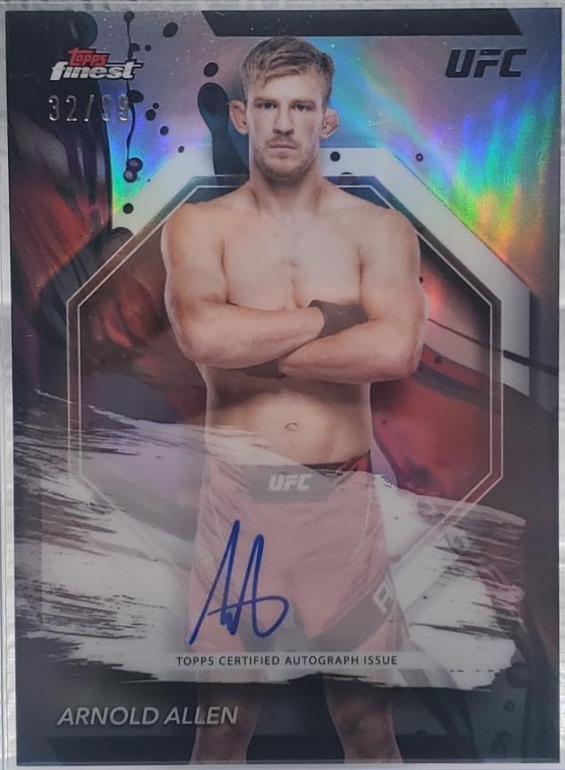Arnold Allen 2024 Topps Finest UFC Finest Autographs #FA-ADA Refractor