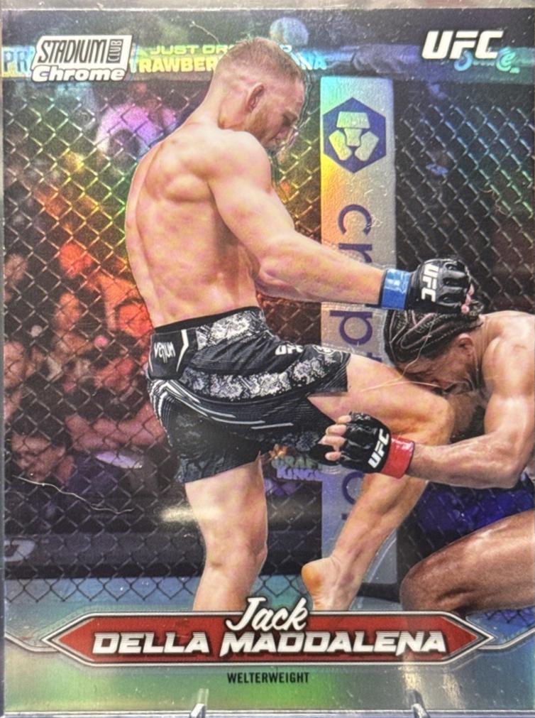 Jack Della Maddalena 2025 Topps Stadium Club UFC Base Chrome #C-57 Refractor