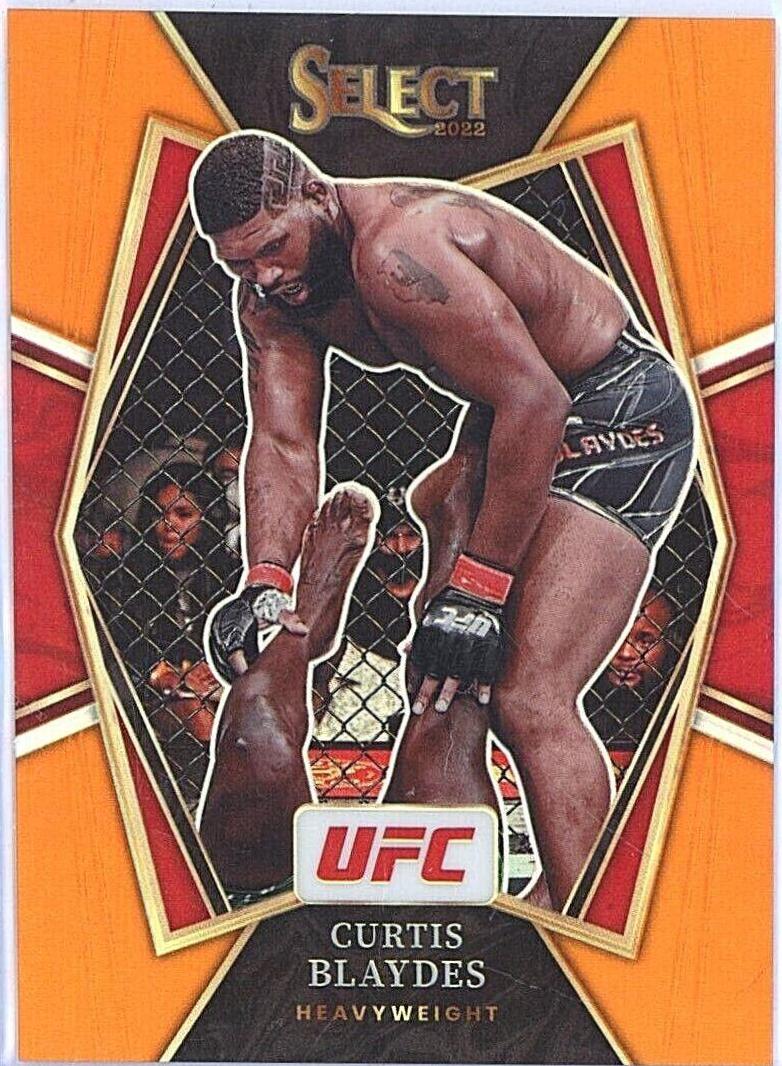 Curtis Blaydes 2022 Panini Select UFC Premier Level #184 Orange