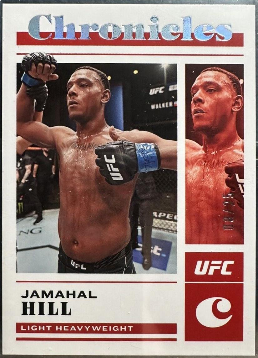 Jamahal Hill 2023 Panini Chronicles UFC Base Chronicles #60 Silver