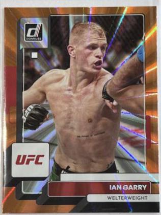 Ian Machado Garry 2023 Panini Donruss UFC Base #62 Orange Laser