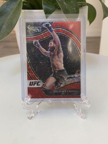 Michael Chiesa 2021 Panini Select UFC Octagonside #242 Red Disco