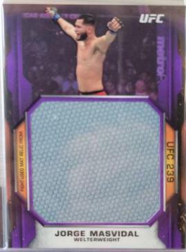 Jorge Masvidal 2020 Topps UFC Knockout Base #56 Purple