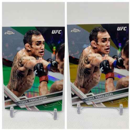 Tony Ferguson 2017 Topps Chrome UFC Base #47 Green