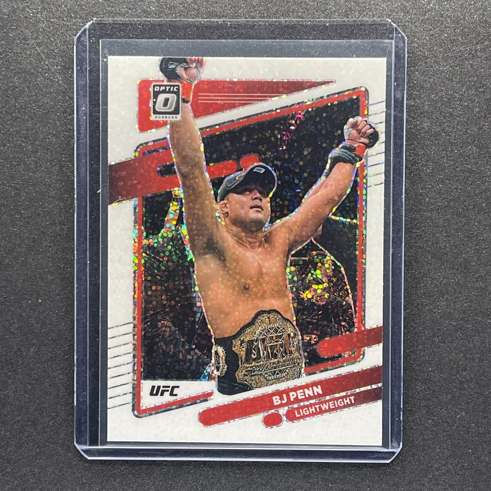 BJ Penn 2022 Panini Donruss Optic UFC Base #37 White Sparkle