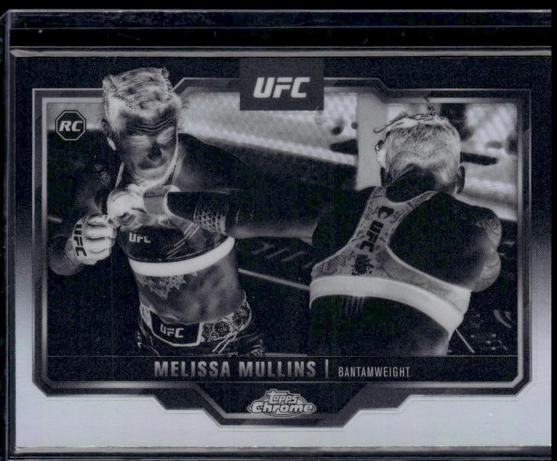 Melissa Mullins 2025 Topps Chrome UFC Base #197 Negative Refractor