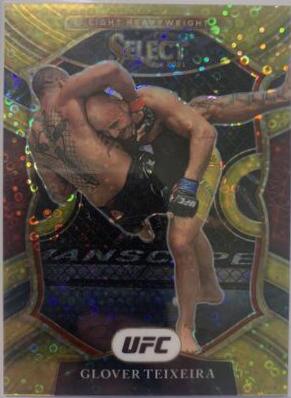 Glover Teixeira 2021 Panini Select UFC Octagonside #203 Gold Disco