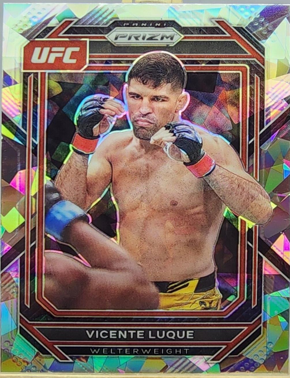 Vicente Luque 2023 Panini Prizm UFC Base #168 Ice