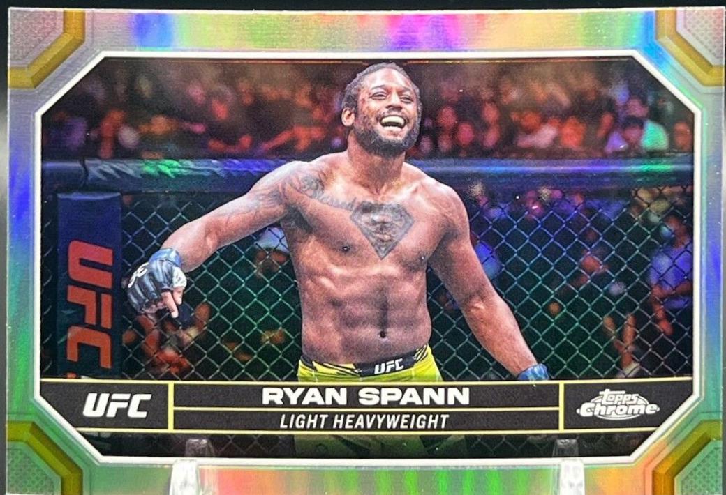 Ryan Spann 2024 Topps Chrome UFC Base #171 Refractor