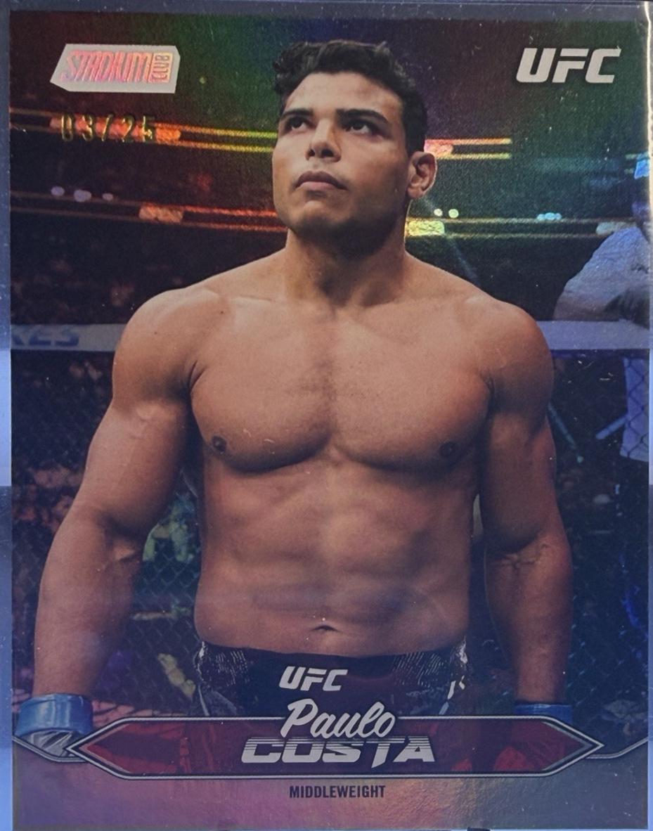 Paulo Costa 2025 Topps Stadium Club UFC Base #108 Rainbow