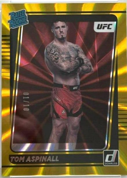 Tom Aspinall 2022 Panini Donruss UFC Base #216 Laser
