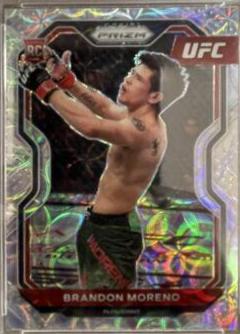 Brandon Moreno 2021 Panini Prizm UFC Base #38 Premium