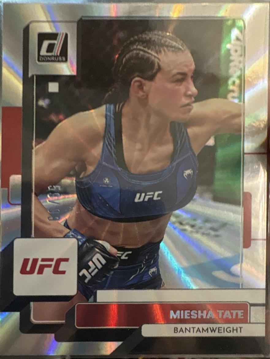 Miesha Tate 2023 Panini Donruss UFC Base #7 Laser