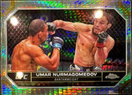 Umar Nurmagomedov 2024 Topps Chrome UFC Base #189 Prism Refractor