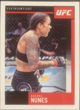 Amanda Nunes 2021 Panini Chronicles UFC Base Score #97 Pink
