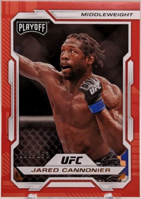 Jared Cannonier 2023 Panini Chronicles UFC Base Playoff #166 Bronze
