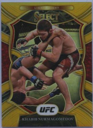 Khabib Nurmagomedov 2021 Panini Select UFC Concourse #47 Gold