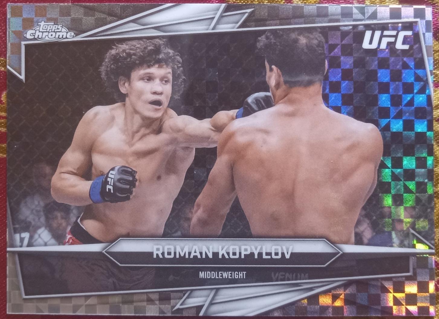 Roman Kopylov 2026 Topps Chrome UFC Base #149 X-fractor