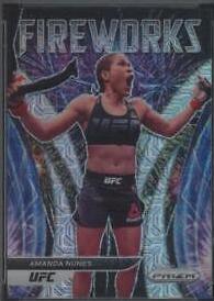 Amanda Nunes 2022 Panini Prizm UFC Fireworks #24 Mojo