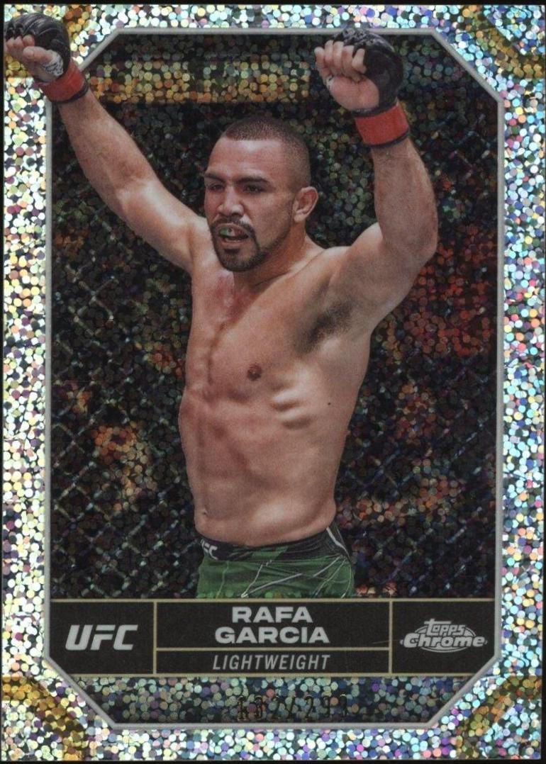 Rafa Garcia 2024 Topps Chrome UFC Base #157 Speckle Refractor