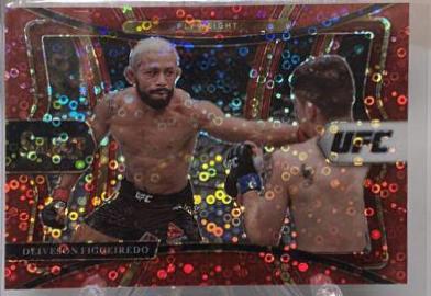 Deiveson Figueiredo 2021 Panini Select UFC Premier Level #200 Red Disco