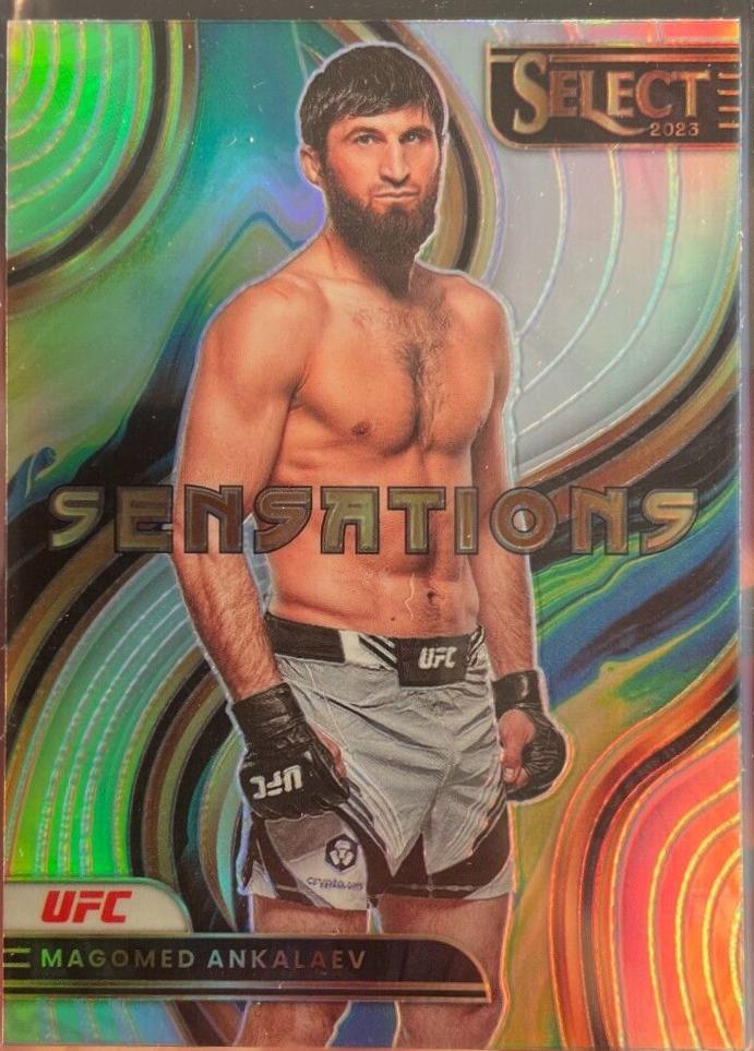 Magomed Ankalaev 2023 Panini Select UFC Sensations #2 Silver